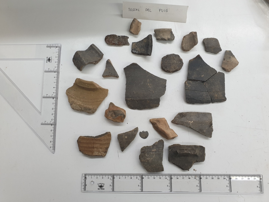 material arqueoplògic el Tossal del Puig
