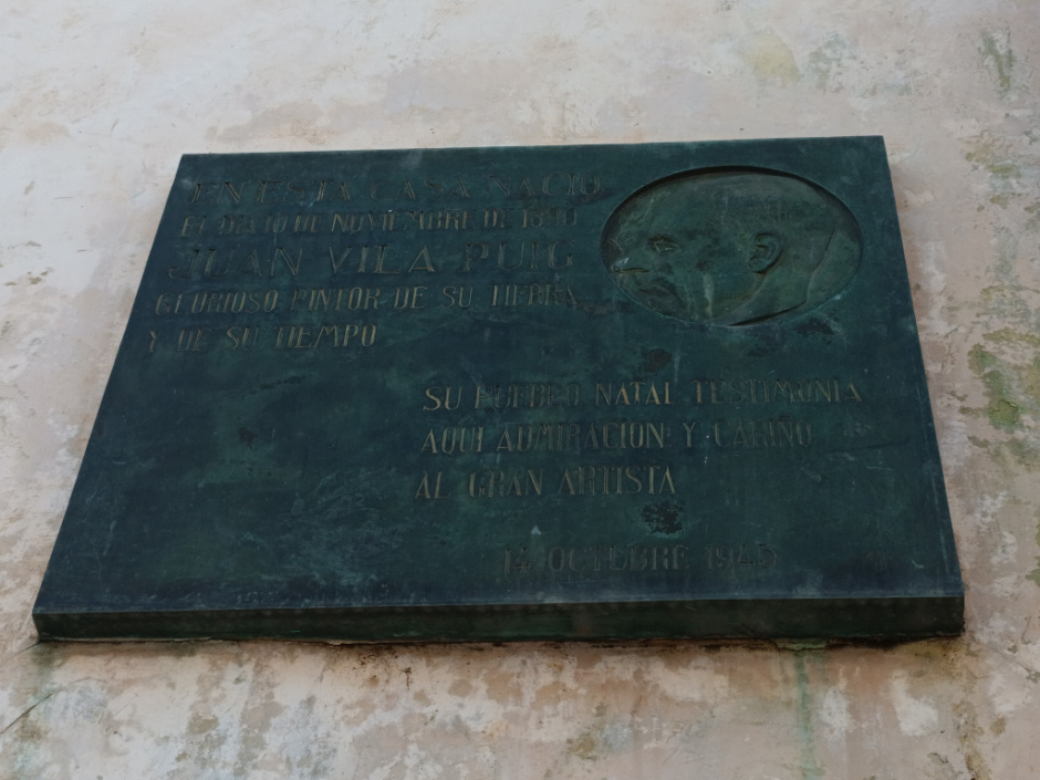 Placa commemorativa de Joan Vila Puig