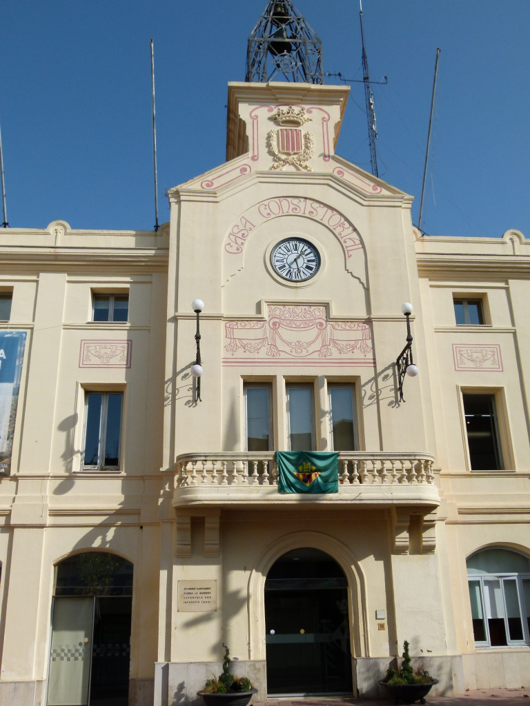 Casa de la Vila, detall torre del rellotge
