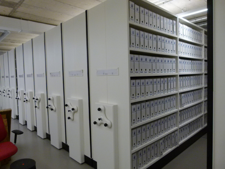 Interior arxiu municipal de Sant Sadurní d'Anoia