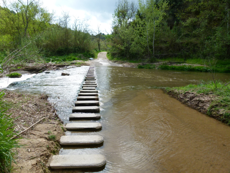 Riu Anoia. Gual de Can Catassús