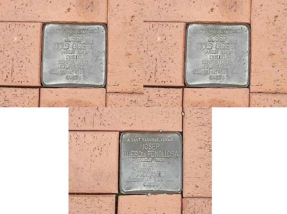 Llambordes stolpersteine Sant Sadurní d'Anoia