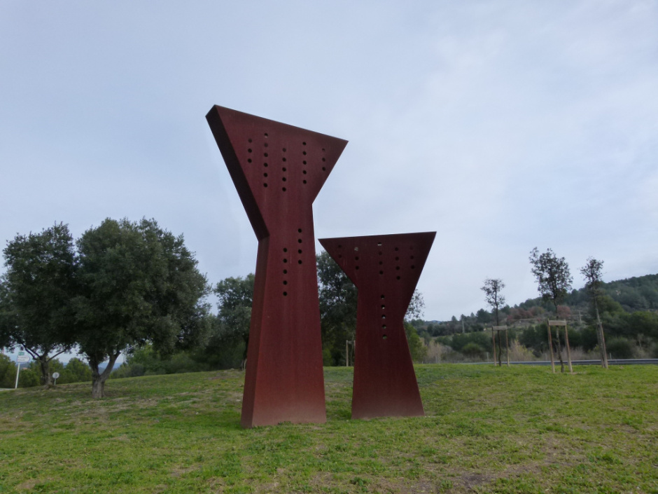 Escultura al cava "Brindis"