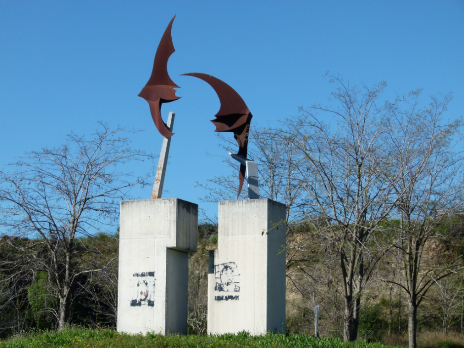 Escultura "Al·legoria al vi i la vinya"