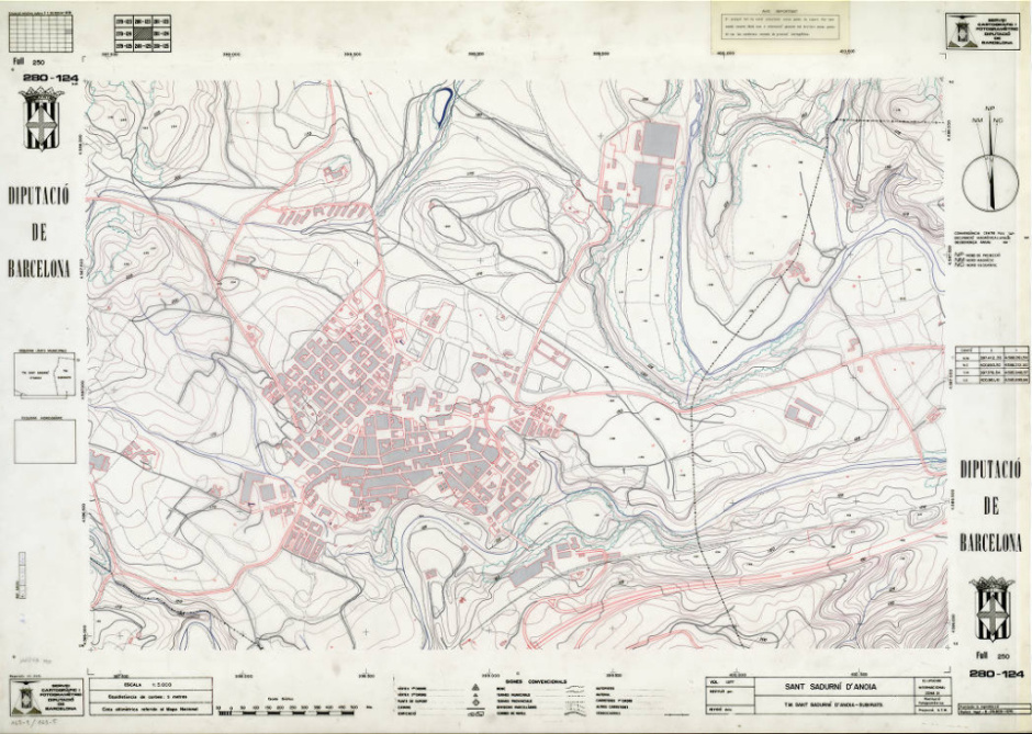 Fons documental i d'imatges de Santa Sadurní d'Anoia a la Cartoteca de Catalunya