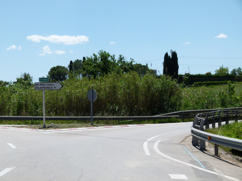 Carrerada de can Castellví a Sant Sadurní