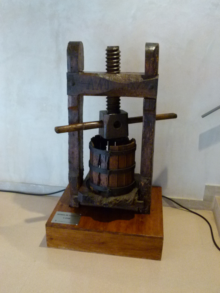 Premsa de sagristia de la fassina de Can Guineu