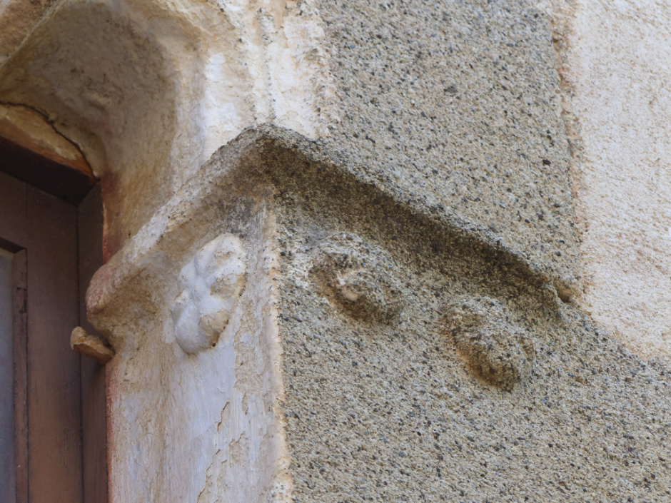 Detall dels botons del finestral.