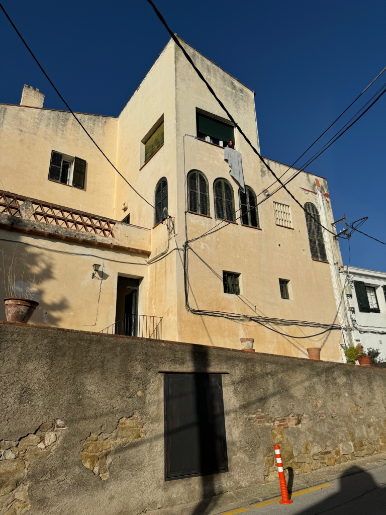 Vista general de la façana de llevant. 