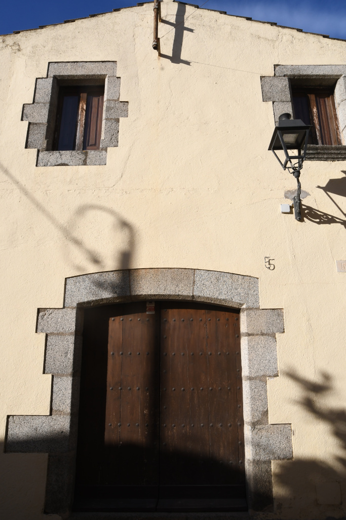 Detall de la façana principal. 