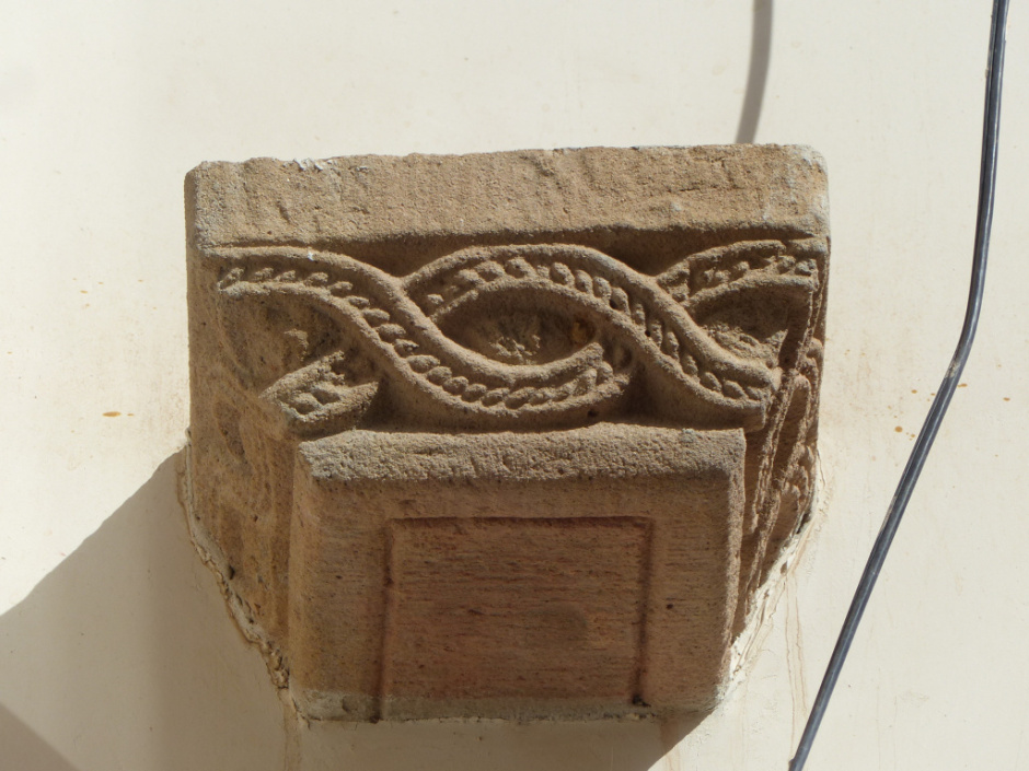 Detall arquitectònic de la façana principal. 