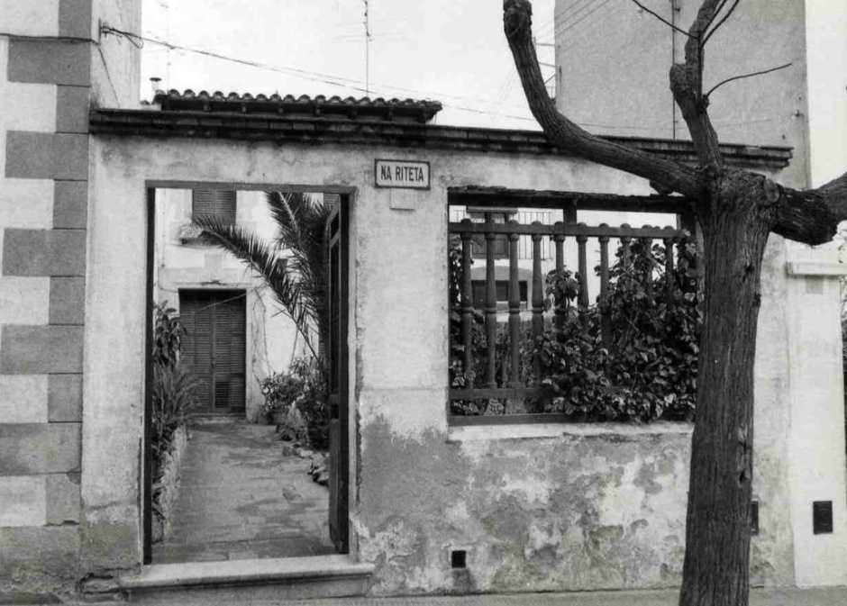 Foto Montse Viader de l'Inventari del Patrimoni Arquitectònic de Catalunya.1985.