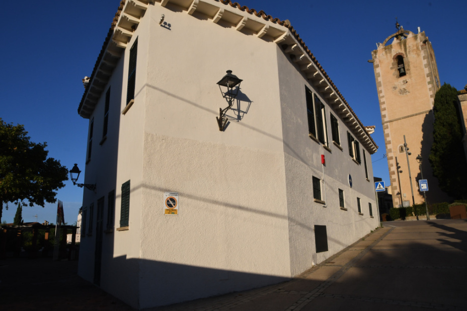 Detall d'una de les façanes. 