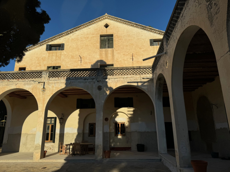 Detall de la porxada.