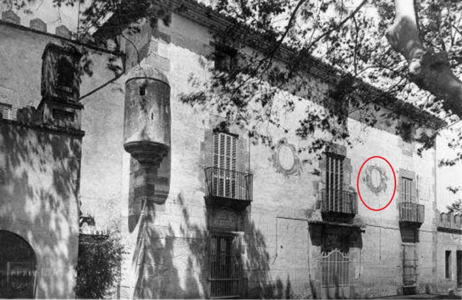 Can Milans del Bosch. Imatge d'arxiu. Ajuntament de Sant Vicenç de Montalt