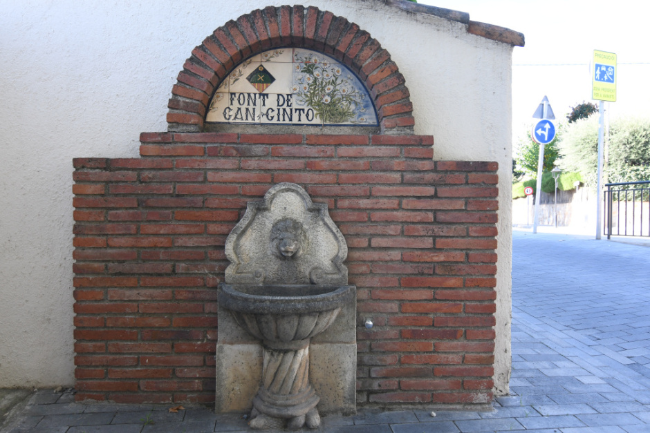 Emplaçament de la font. 