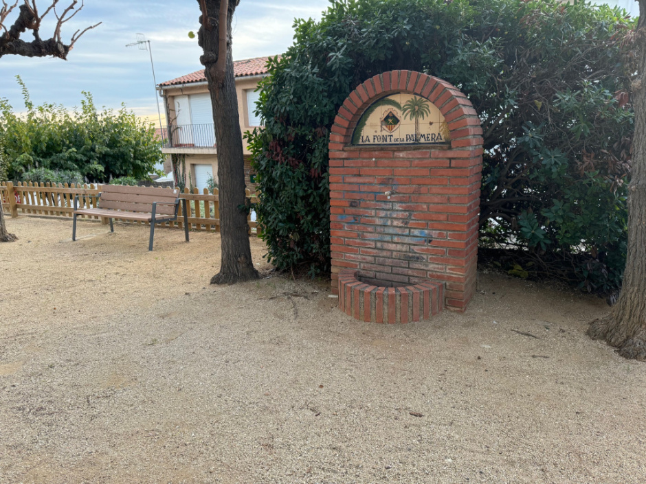 Font de La Palmera. Vista general. 