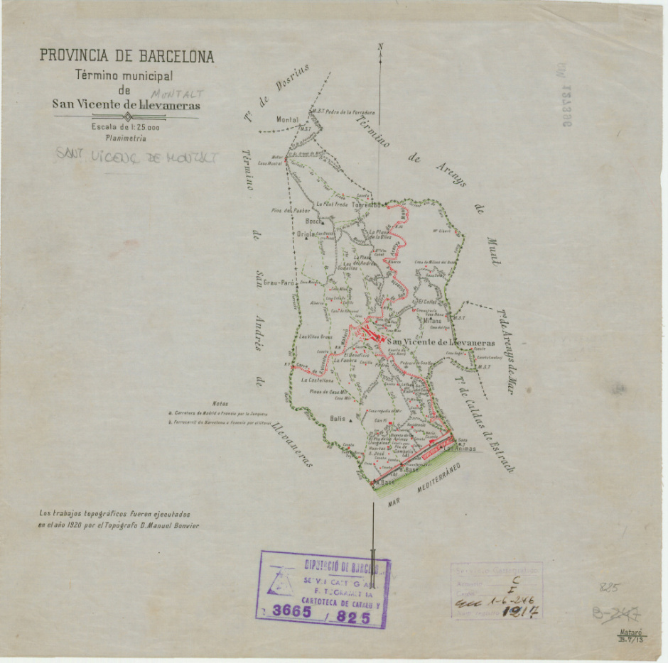 Institut Cartogràfic i Geològic de Catalunya: Minutes_planimètric_1562_full_RM. 127396_1914
