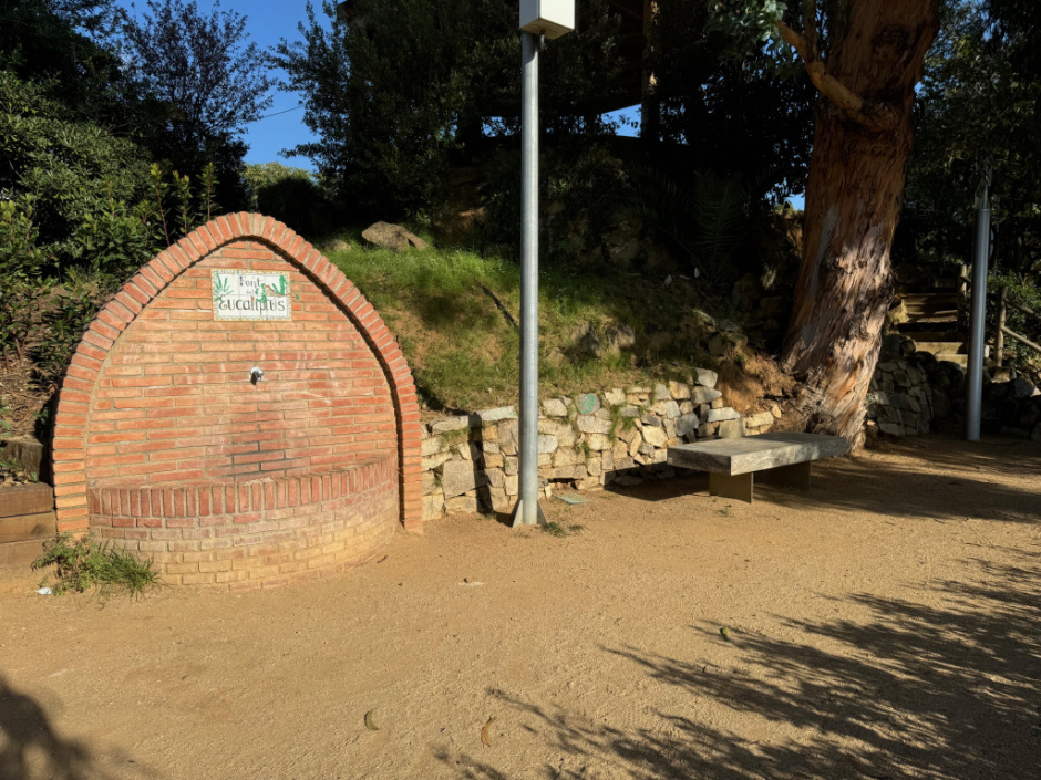 Font de l'Eucaliptus. Vista de l'entorn. 