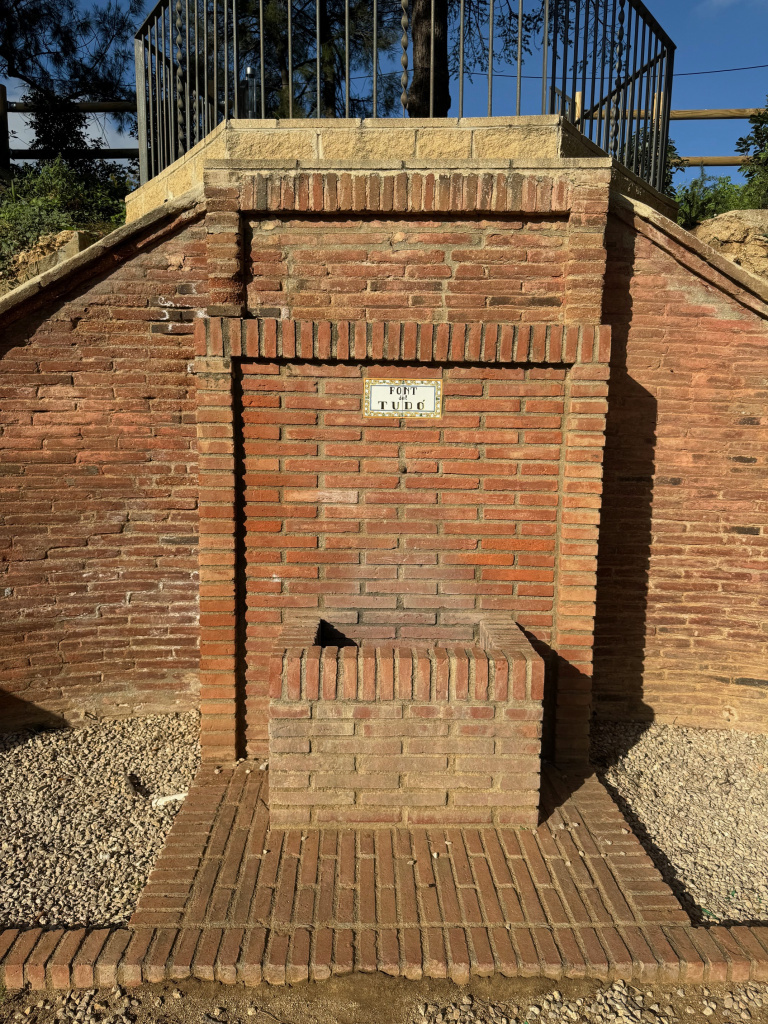 Font del Tudó. Vista frontal. 