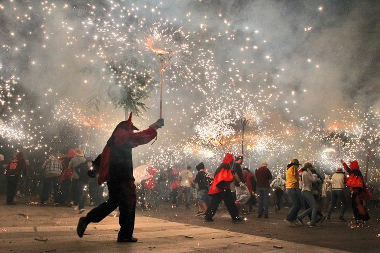 Correfoc. Fotografia extreta del web de l'Ajuntament.