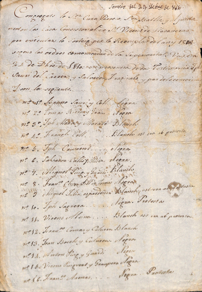 Fons de l'Arxiu Comarcal del Maresme referent a Sant Vicenç de Montalt