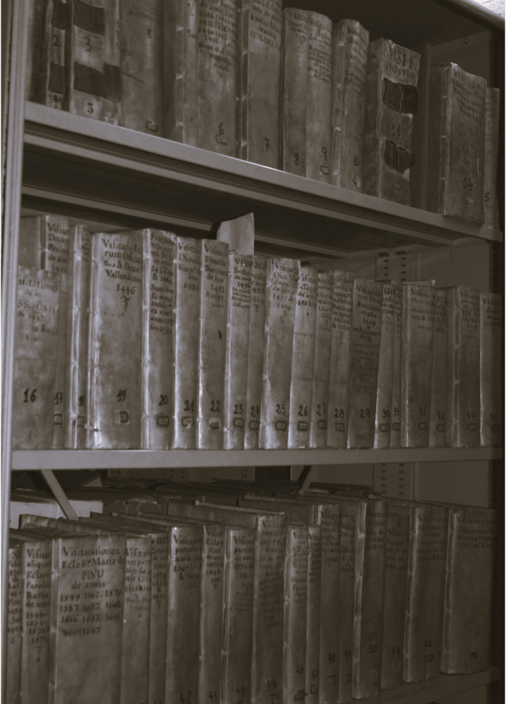 Llibres de les Visites Pastorals. Arxiu Diocesà de Barcelona. Fotografia, ADB. 2015.