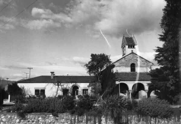 Imatge antiga de l'església nova de Vilalba Sasserra. Fons: Fons fotogràfic de la Diputació de Barcelona