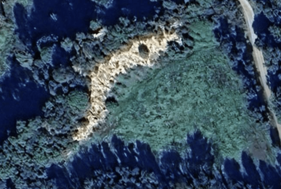 Imatge aèria de la Pedrera de Can Gol. Font: Goole Maps