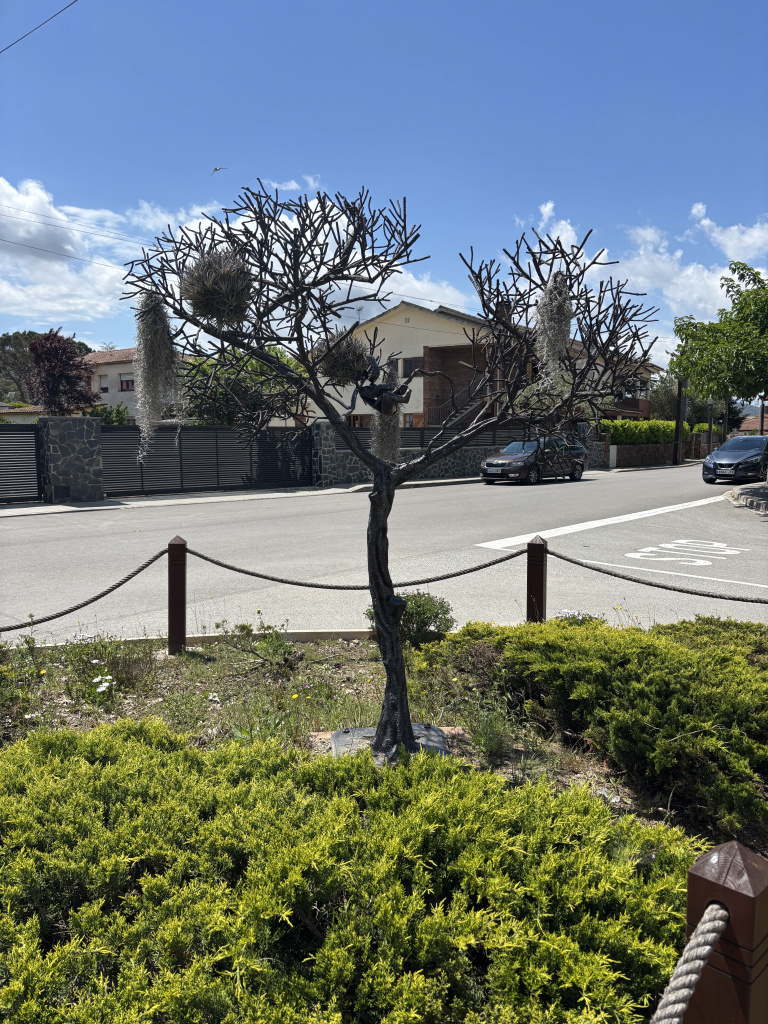 Imatge de l'arbre de la Vida amb la representació del nadó entre les branques principals de l'arbre. Font: Fotografia pròpia