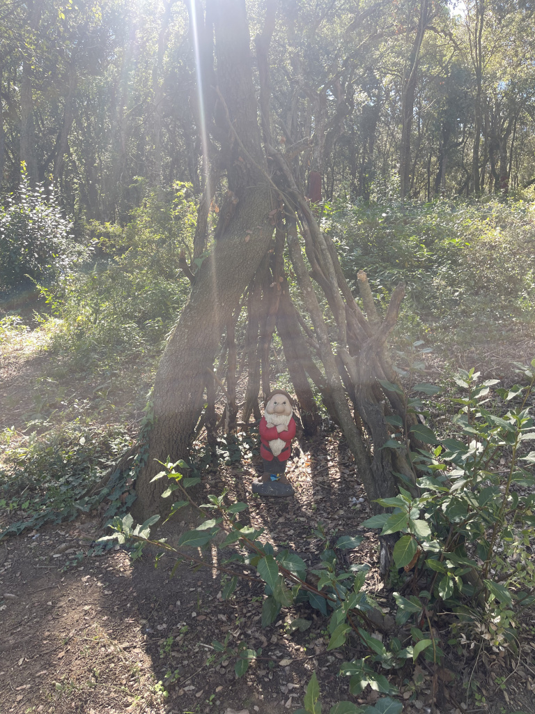 Imatge d'un nan a l'interior d'una de les cabanyes habilitades pels nens del poble. Font: Fotografia pròpia.